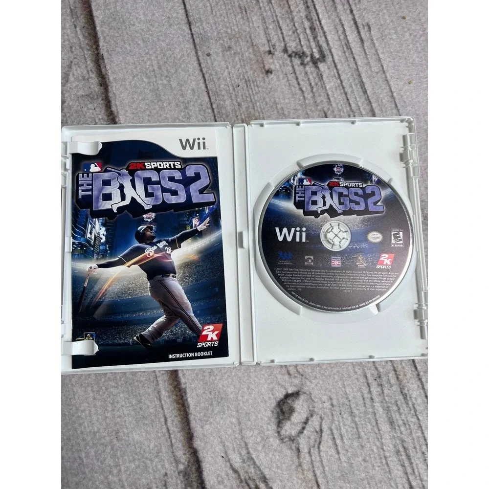 Wii The Bigs 2 Sports Baseball Video Game 2K‎ Sports Pre Owned